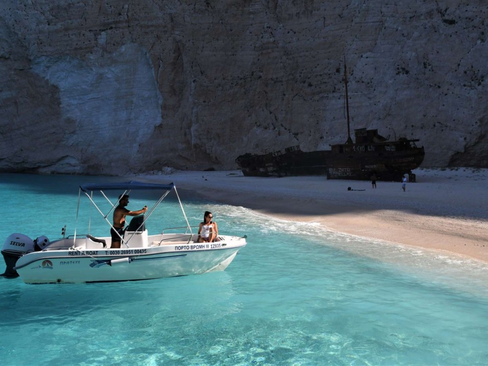 picture from activity Bareboat Charter a 5,5m Motorboat & Chart a Custom Cruise to Shipwreck Beach & the Blue Caves