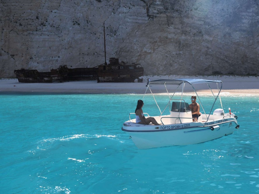 picture from activity Bareboat Charter a 5,5m Motorboat & Chart a Custom Cruise to Shipwreck Beach & the Blue Caves