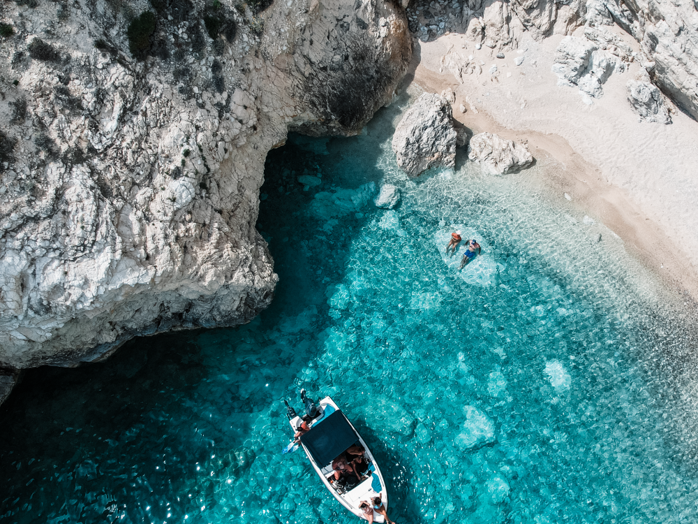 Excursion Custom Itinerary Around Marathonisi Island & the Keri Caves with a 5,5m Bareboat Vessel (Budget)