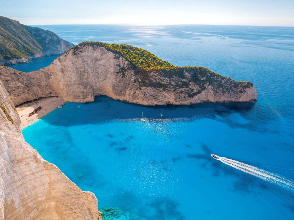 picture from activity 6-Hour Sailing Yacht Cruise to Shipwreck Beach & the Blue Caves